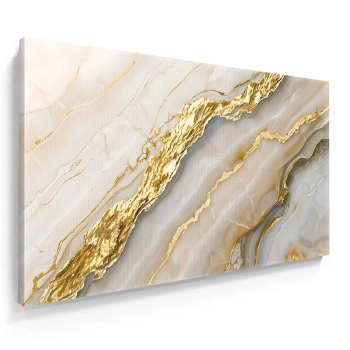 Quadro Decorativo Canvas Abstrato Marmorizado