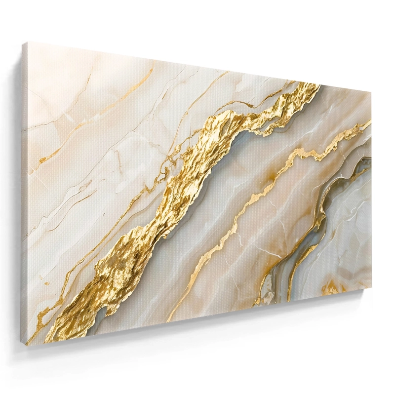 Quadro Decorativo Canvas Abstrato Marmorizado