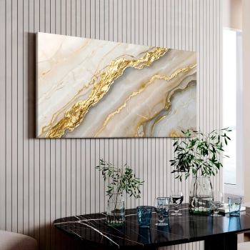 Quadro Decorativo Canvas Abstrato Marmorizado