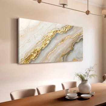 Quadro Decorativo Canvas Abstrato Marmorizado