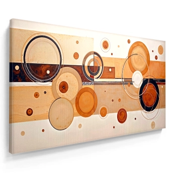 Quadro Decorativo Canvas Circulos