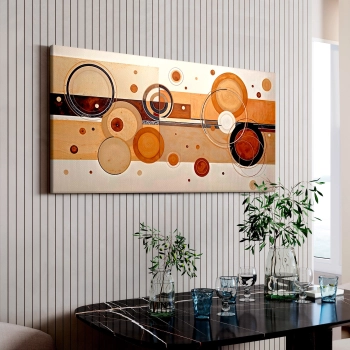 Quadro Decorativo Canvas Circulos