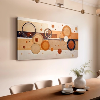 Quadro Decorativo Canvas Circulos