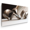Quadro Decorativo Canvas Metal Retorcido Abstrato