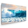 Quadro Decorativo Canvas Ondas do Mar Tubulares