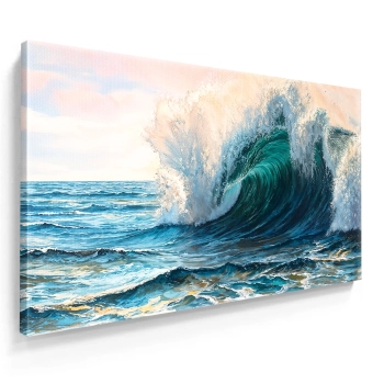 Quadro Decorativo Canvas Onda do Mar