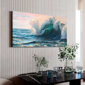 Quadro Decorativo Canvas Onda do Mar