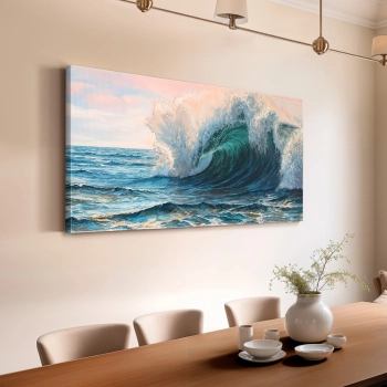 Quadro Decorativo Canvas Onda do Mar