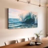 Quadro Decorativo Canvas Onda do Mar