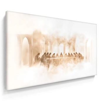 Quadro Religioso Canvas Santa Ceia