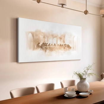 Quadro Religioso Canvas Santa Ceia