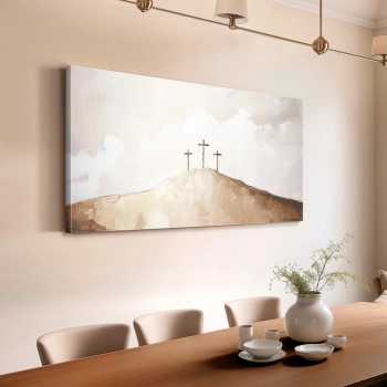 Quadro Decorativo Canvas Monte Cruz de Cristo