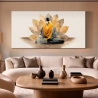 Quadro Decorativo Canvas Monge e Lotus