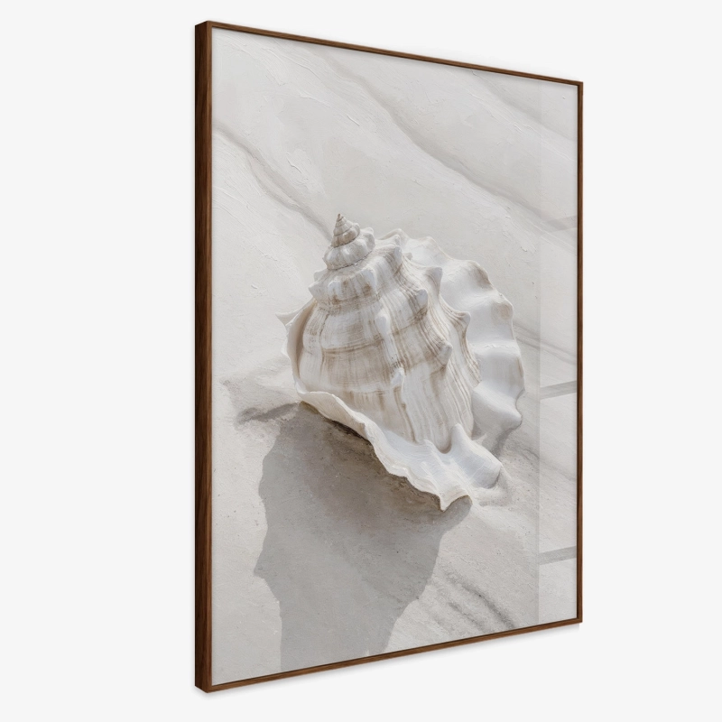 Quadro Decorativo Mar Azul Concha
