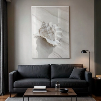 Quadro Decorativo Mar Azul Concha