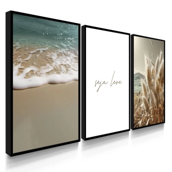 Quadro Decorativo Praia Leve