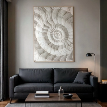 Quadro Decorativo Arte Moderna Concha