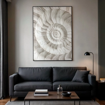 Quadro Decorativo Arte Moderna Concha