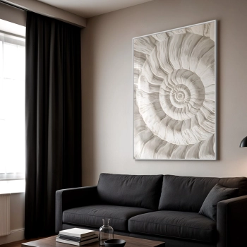 Quadro Decorativo Arte Moderna Concha