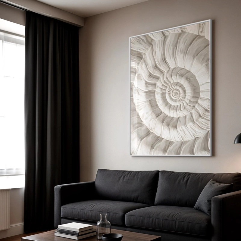 Quadro Decorativo Arte Moderna Concha